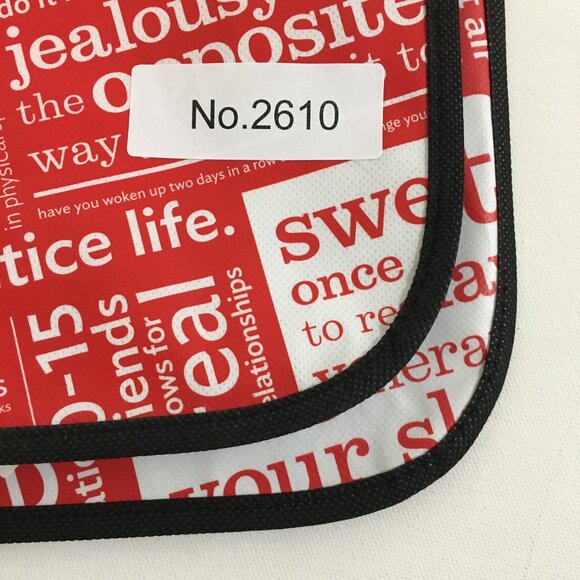 Lululemon 2 Sizes Matching Gift Bag NEW! Red Creativity is Maximized Printed - Picture 15 of 15